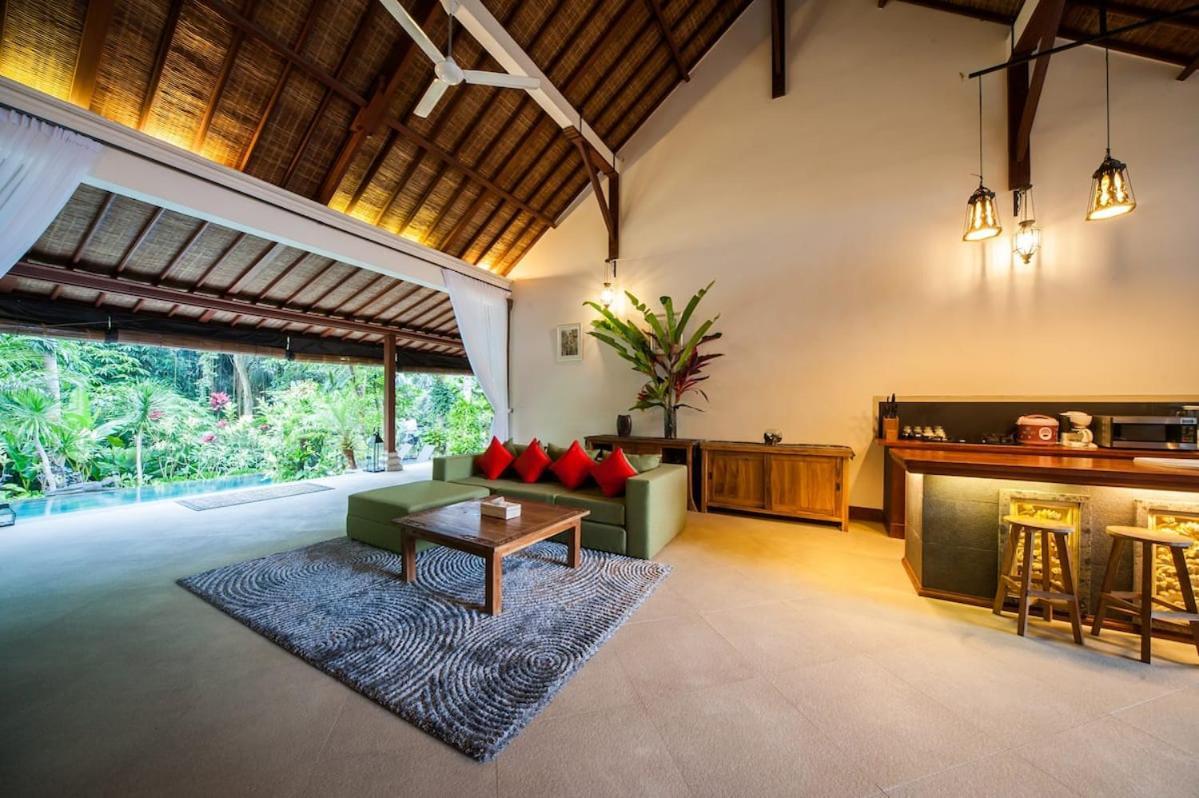 Luxury 3Br Infinity Jungle View Aashaya Villa Ubud Exterior foto