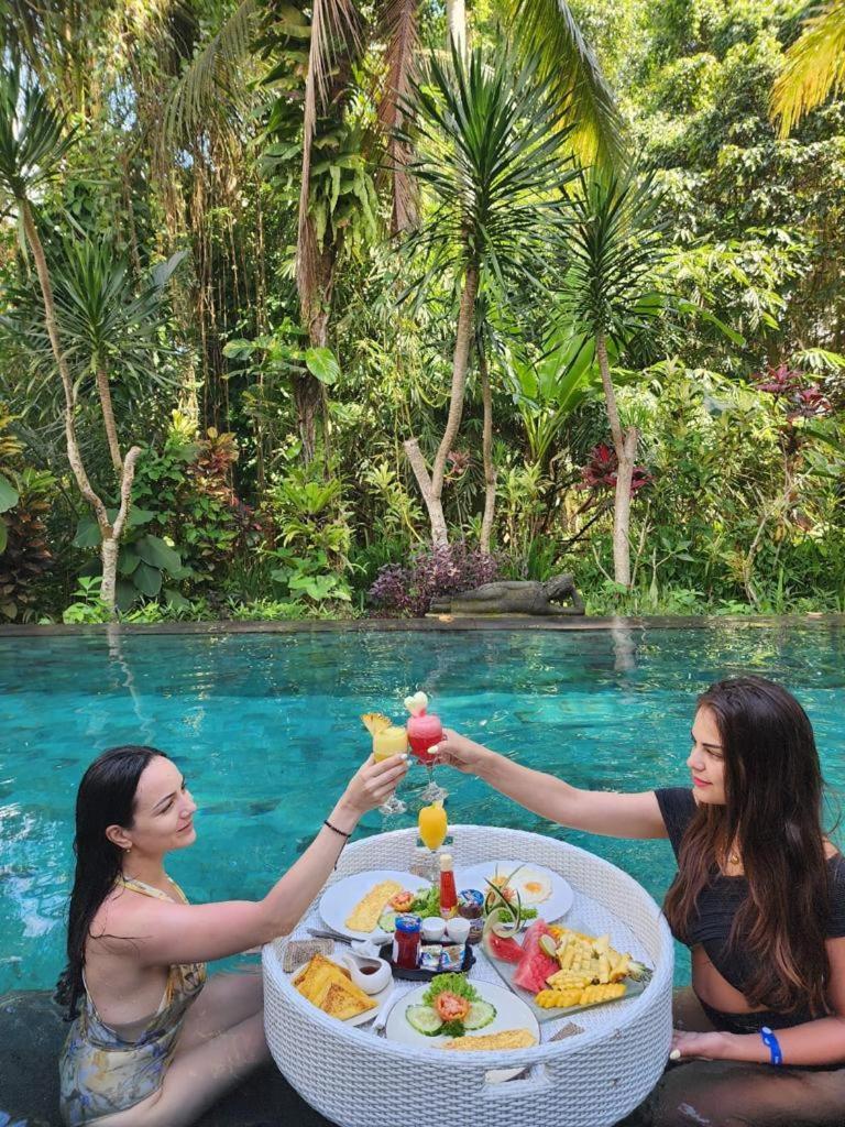 Luxury 3Br Infinity Jungle View Aashaya Villa Ubud Exterior foto